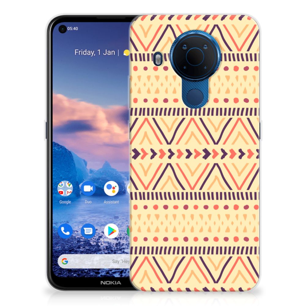 Nokia 5.4 TPU bumper Aztec Yellow