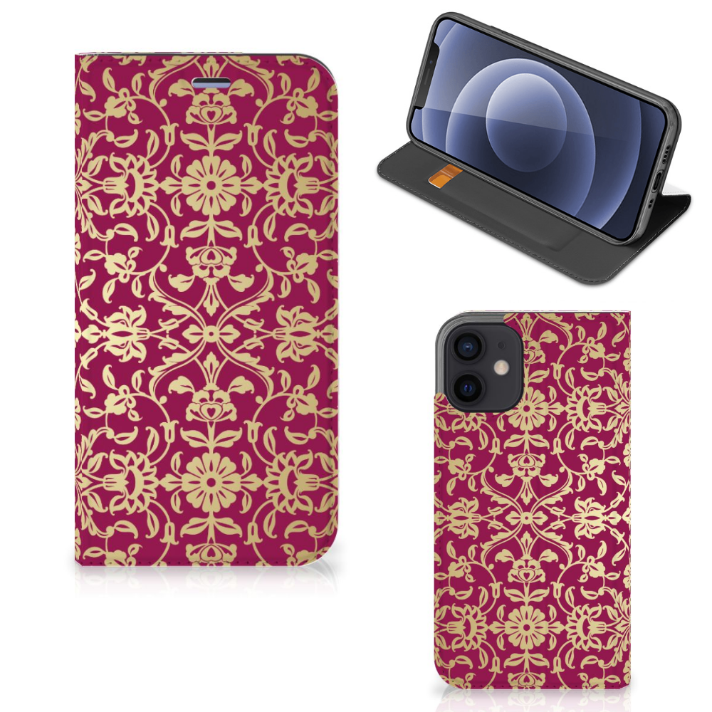Telefoon Hoesje iPhone 12 Mini Barok Pink - B2C Telecom
