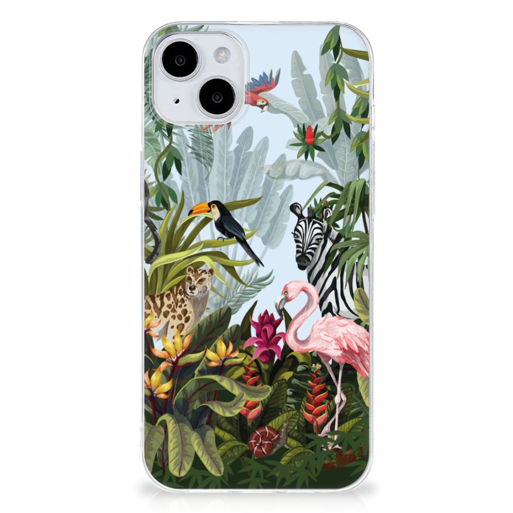 TPU Hoesje voor iPhone 15 Jungle