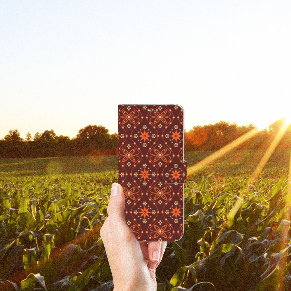 Samsung Galaxy A71 Telefoon Hoesje Batik Brown