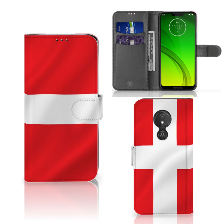 Motorola Moto G7 Power Bookstyle Case Denemarken