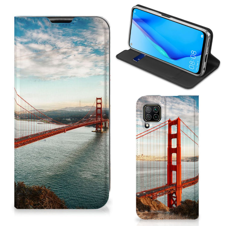 Huawei P40 Lite Book Cover Golden Gate Bridge