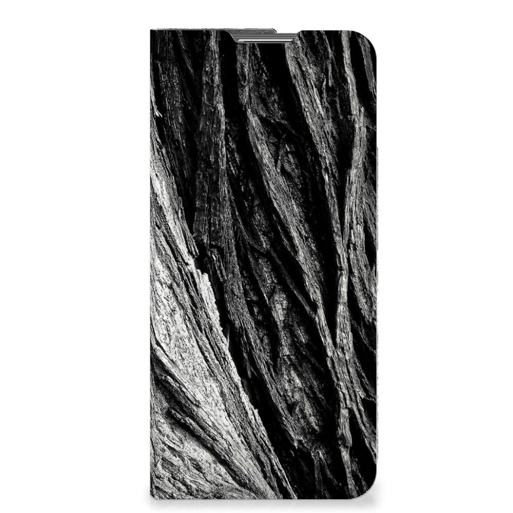 Book Wallet Case OPPO Find X5 Pro Boomschors Grijs - B2C Telecom
