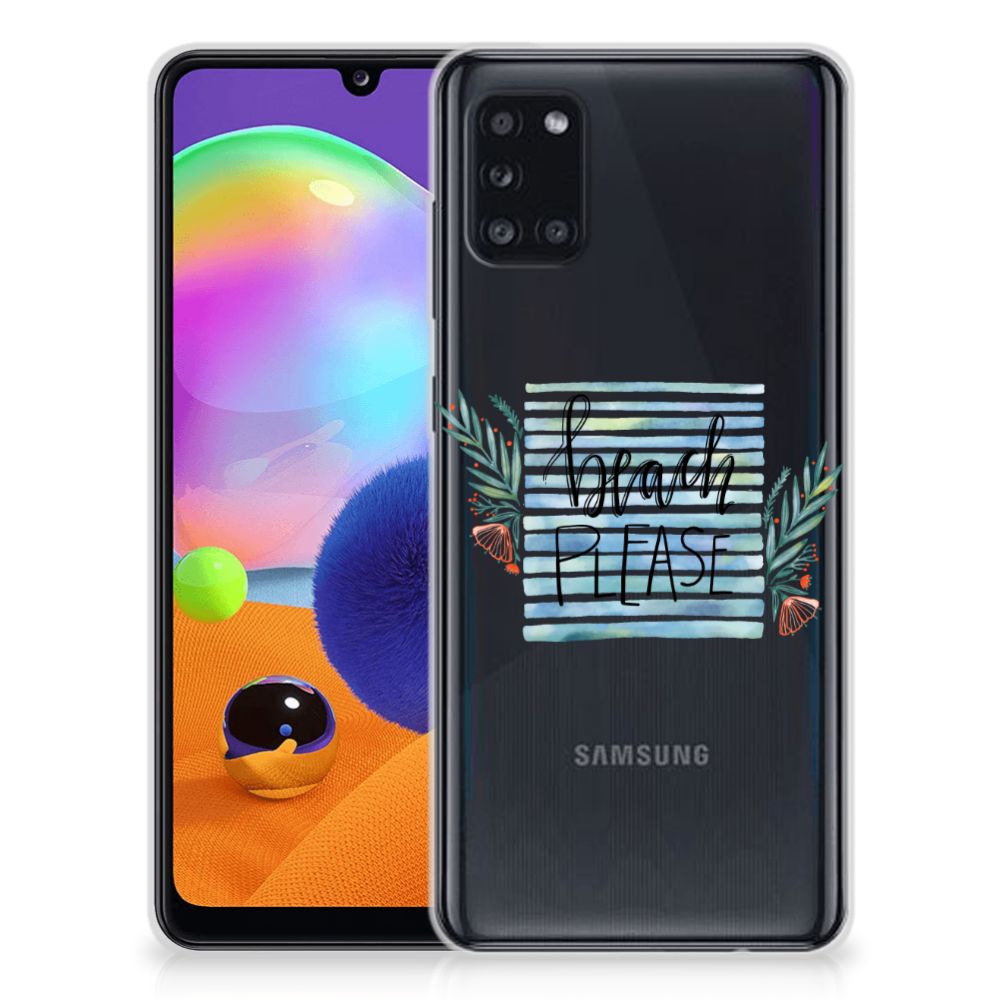 Samsung Galaxy A31 Telefoonhoesje met Naam Boho Beach B2C Telecom