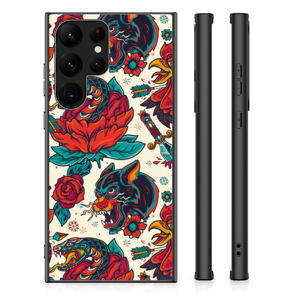 Silicone Back Case voor Samsung Galaxy S23 Ultra Old Skool B2C Telecom
