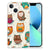 iPhone 13 Case Anti-shock Vrolijke Uilen