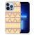 Apple iPhone 13 Pro TPU bumper Aztec Yellow with colorful Aztec designs on a phone case