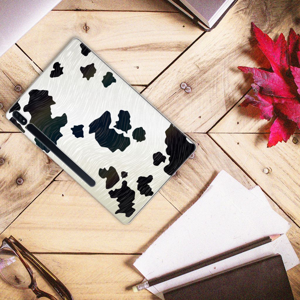 Samsung Galaxy Tab S7 Plus | S8 Plus Back Case Koeienvlekken - B2C Telecom