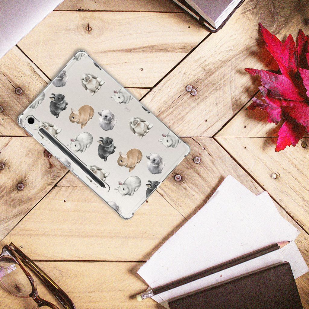 Back Case voor Samsung Galaxy Tab S9 Konijntjes