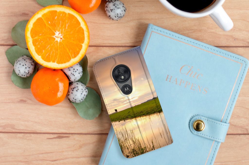 Motorola Moto G7 Play Hoesje maken Koe - B2C Telecom