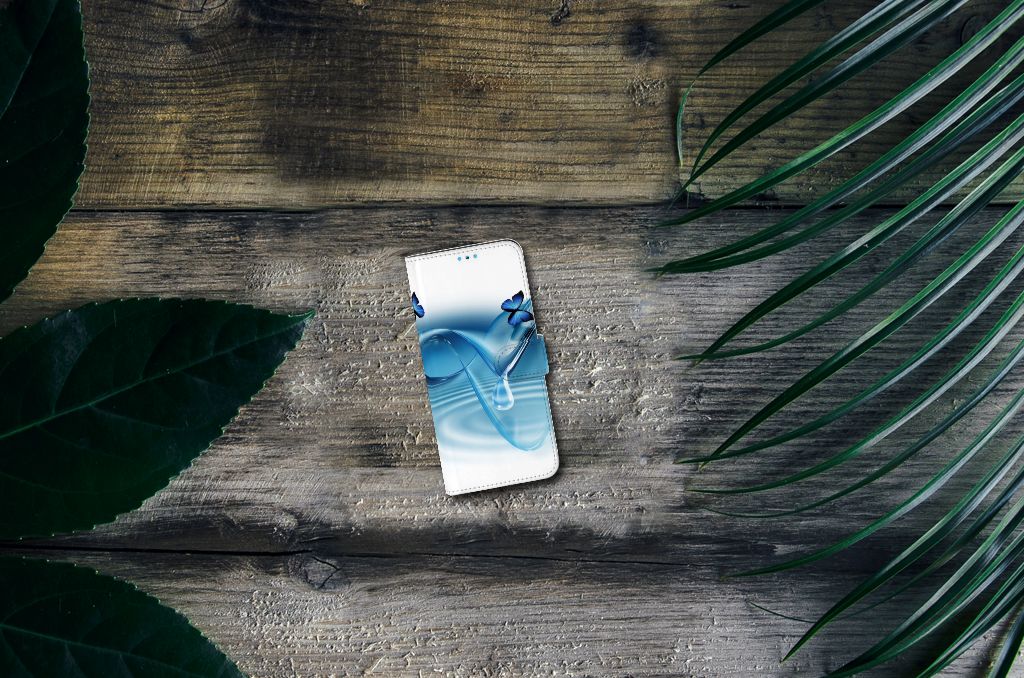 Xiaomi Redmi 10 Telefoonhoesje met Pasjes Vlinders