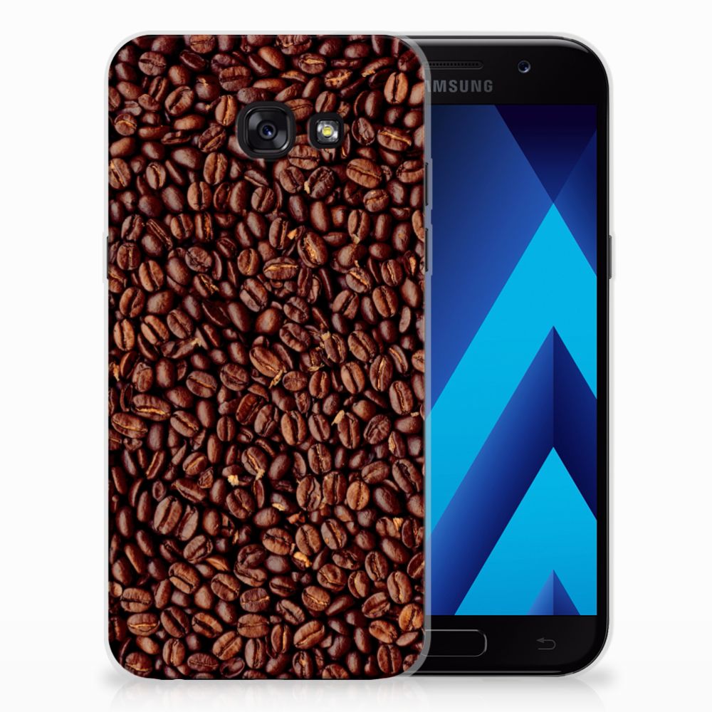 Samsung Galaxy A5 2017 Siliconen Case Koffiebonen
