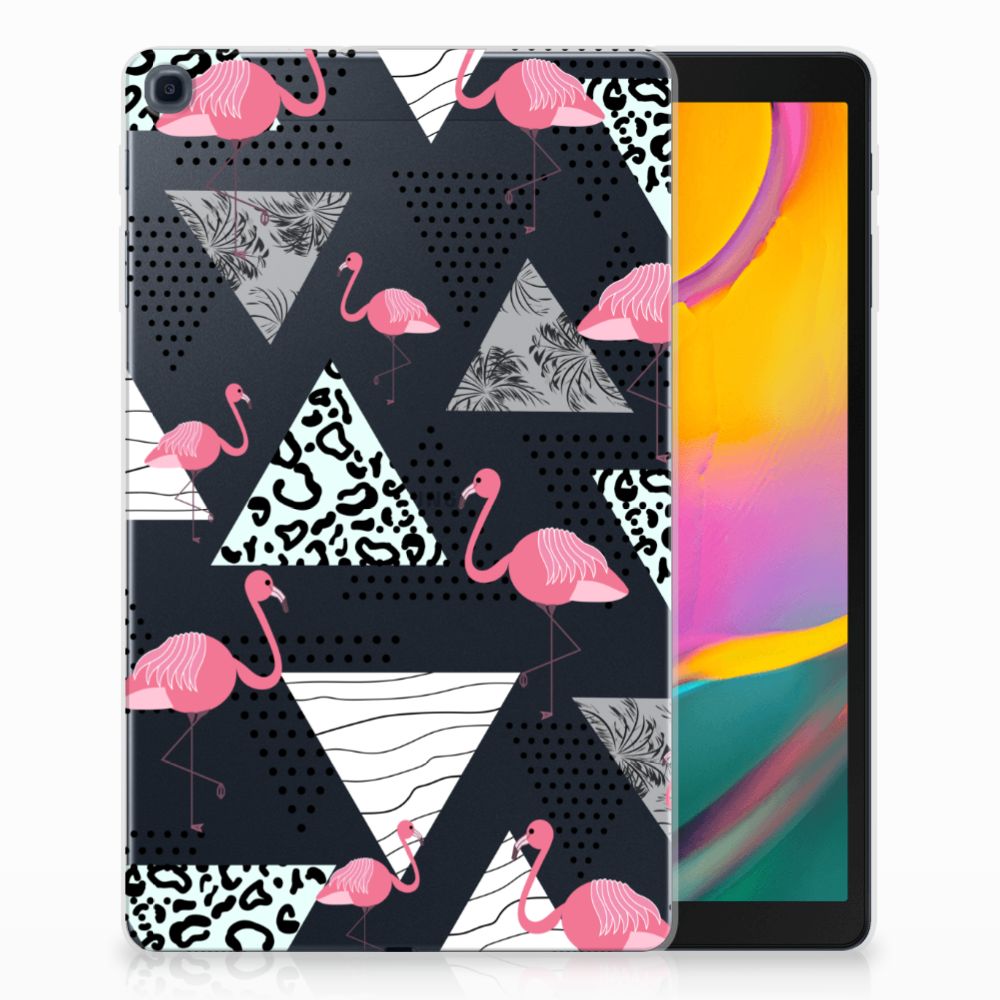 Samsung Galaxy Tab A 10.1 (2019) Back Case Flamingo Triangle