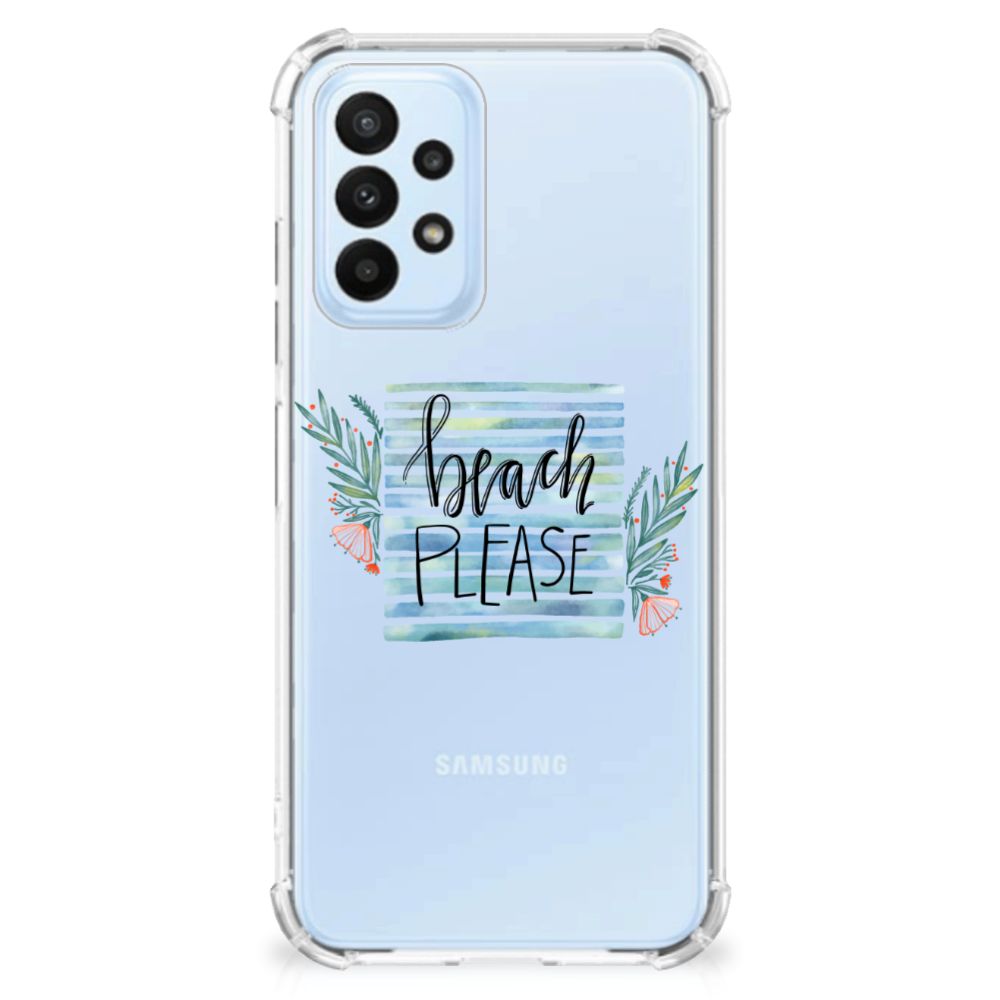 Samsung Galaxy A23 Stevig Bumper Hoesje Boho Beach - B2C Telecom