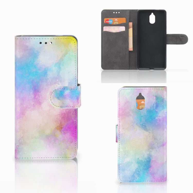 Hoesje Nokia 3.1 (2018) Watercolor Light