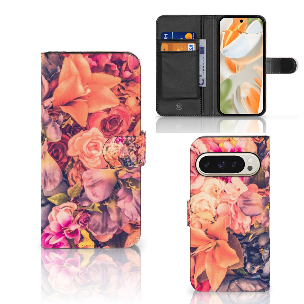 Google Pixel 9 | 9 Pro Hoesje Bosje Bloemen