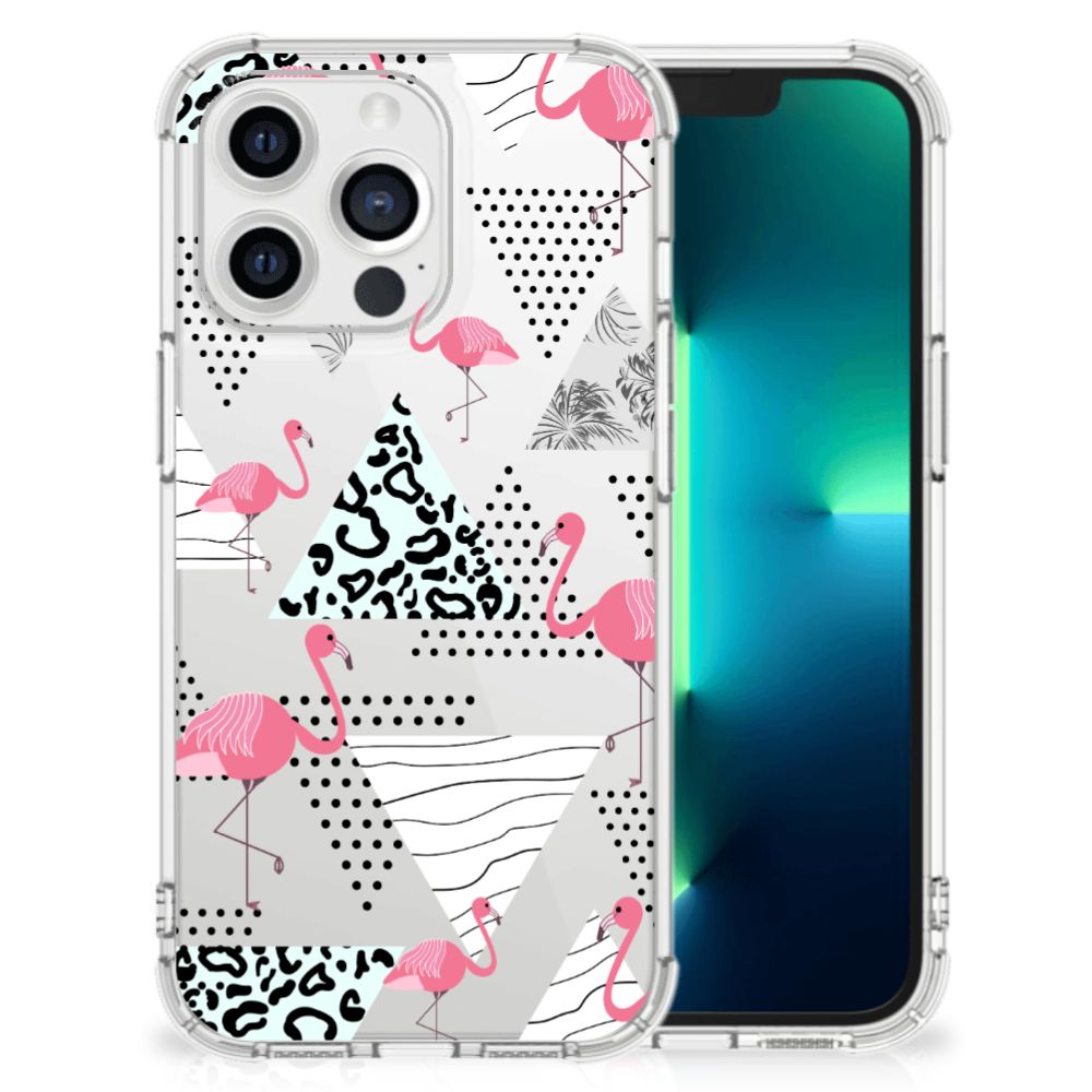Apple iPhone 13 Pro Case Anti-shock Flamingo Triangle B2C Telecom