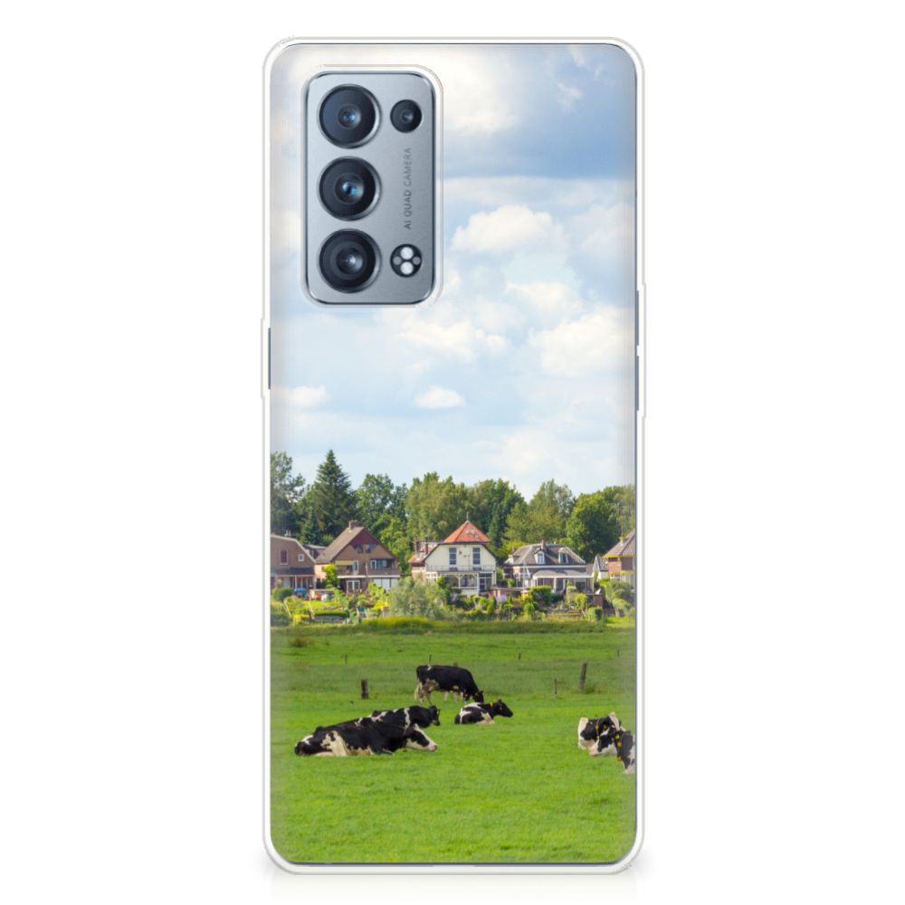 OPPO Reno 6 Pro Plus 5G TPU Hoesje Koeien