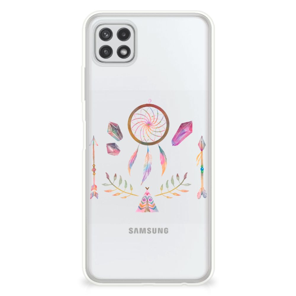 Samsung Galaxy A22 5G Telefoonhoesje met Naam Boho Dreamcatcher B2C Telecom