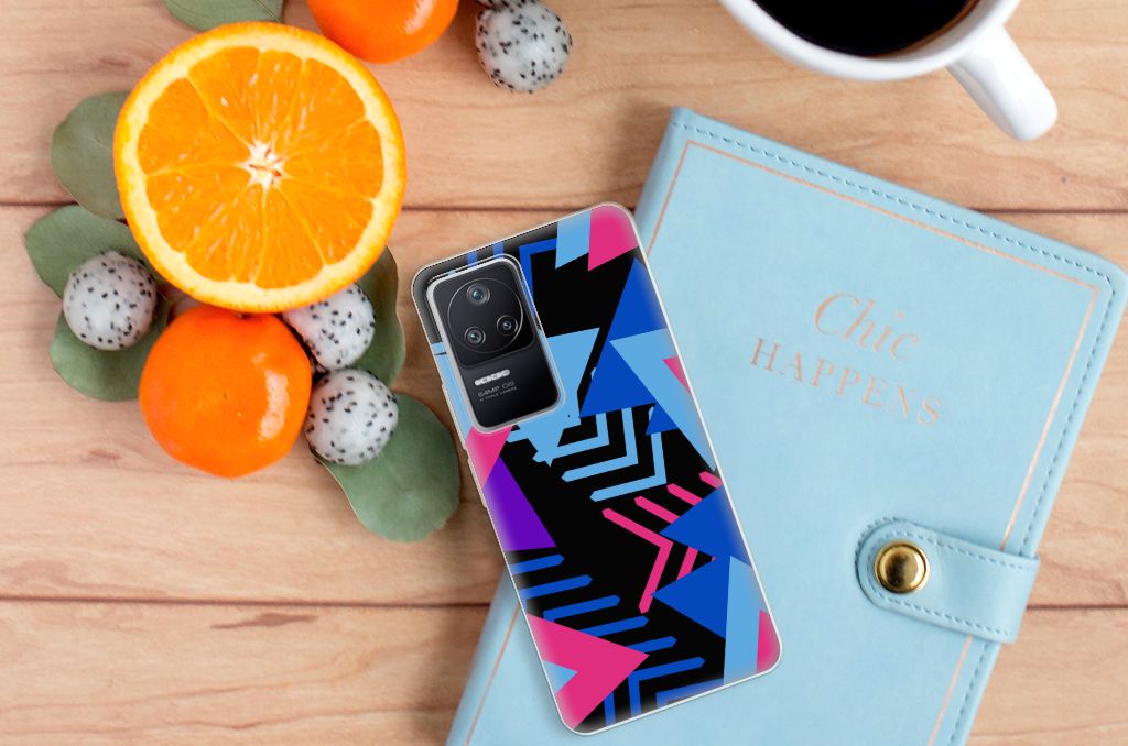 Xiaomi Poco F4 TPU Hoesje Funky Triangle B2C Telecom