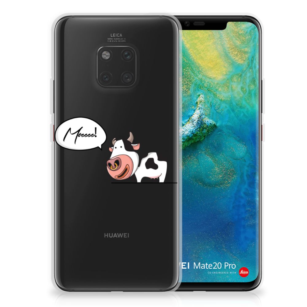 Huawei Mate 20 Pro Telefoonhoesje met Naam Cow