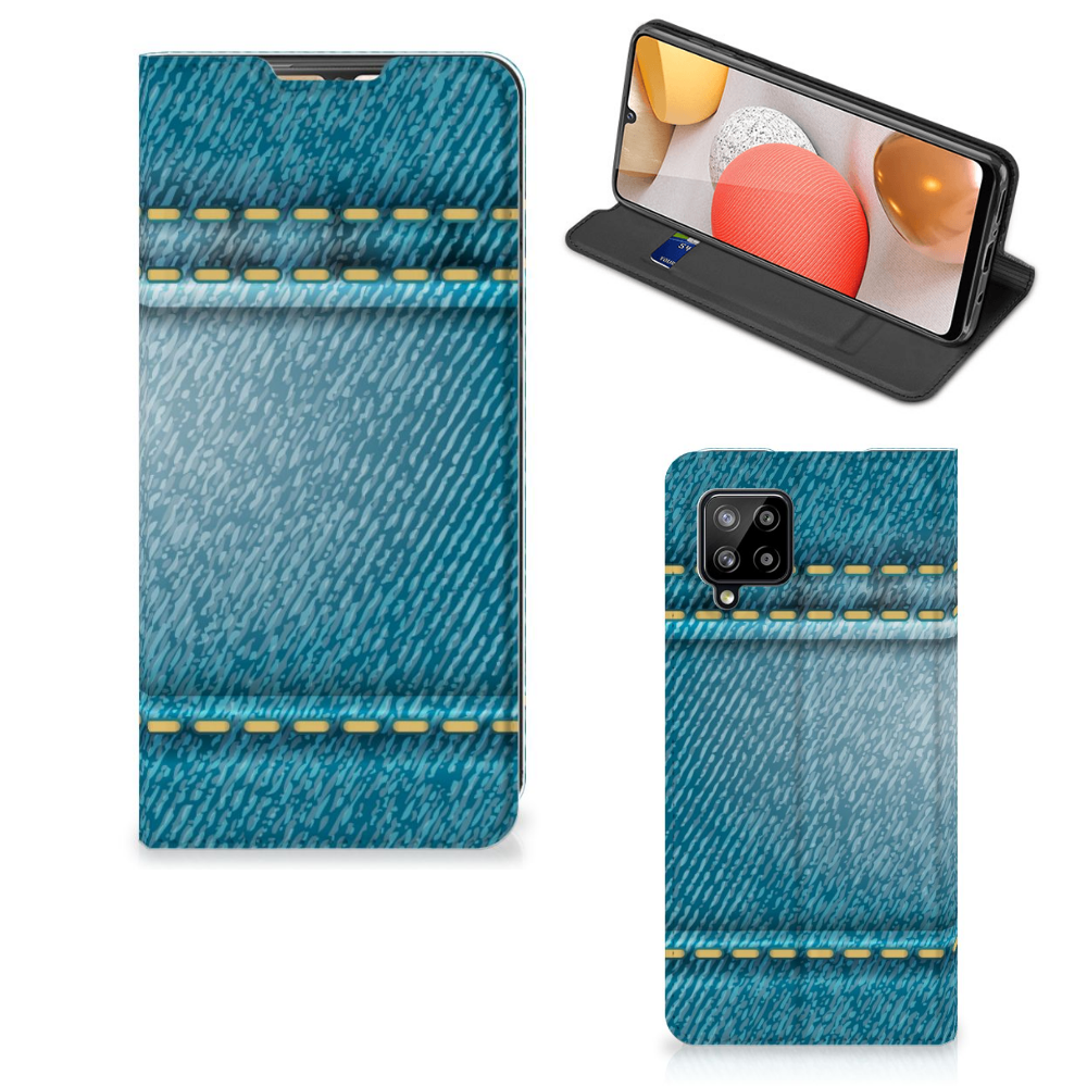 Samsung Galaxy A42 Hippe Standcase Jeans - B2C Telecom