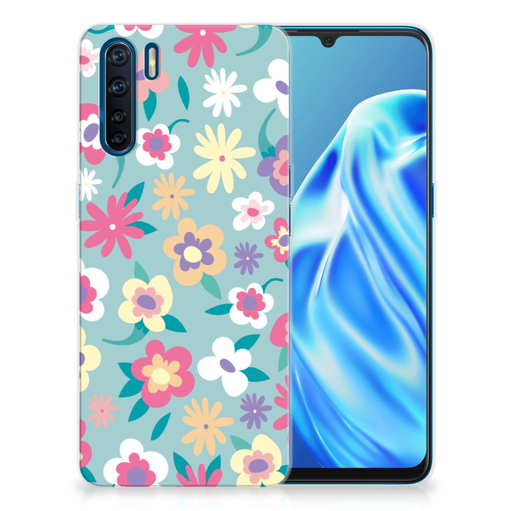 OPPO A91 TPU Case Flower Power