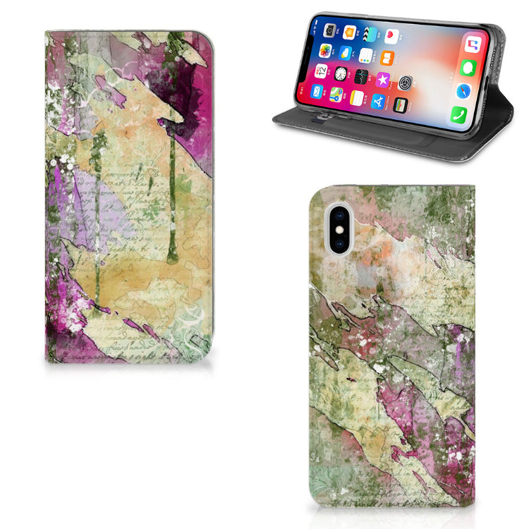 Bookcase Apple iPhone Xs Max Letter Painting
