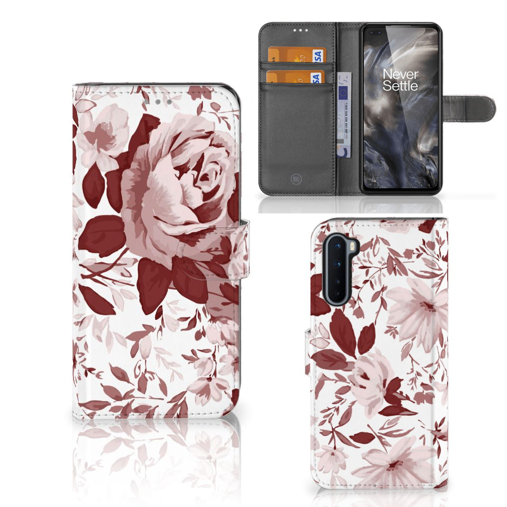 Hoesje OnePlus Nord Watercolor Flowers