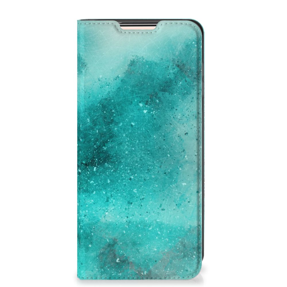 Bookcase Xiaomi Redmi Note 10/10T 5G | Poco M3 Pro Painting Blue - B2C Telecom