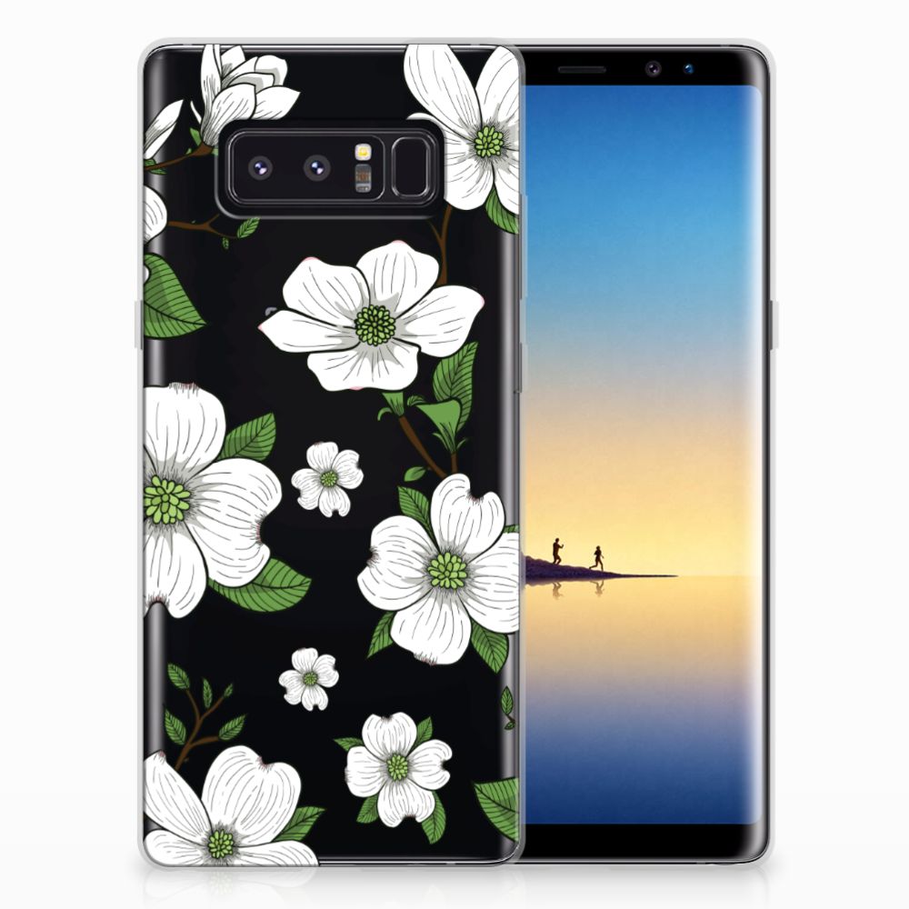 Samsung Galaxy Note 8 TPU Case Dogwood Flowers