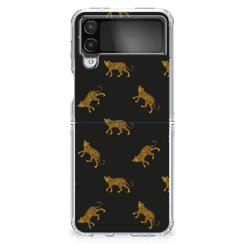 TPU Hoesje voor Samsung Galaxy Z Flip 4 Leopards