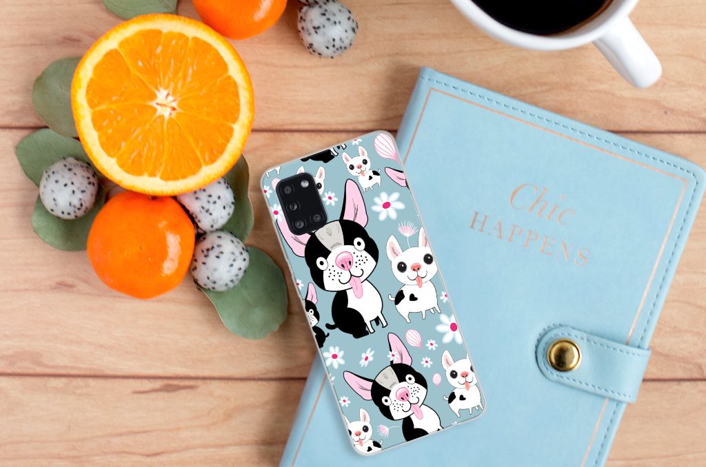 Samsung Galaxy A31 TPU Hoesje Hondjes B2C Telecom