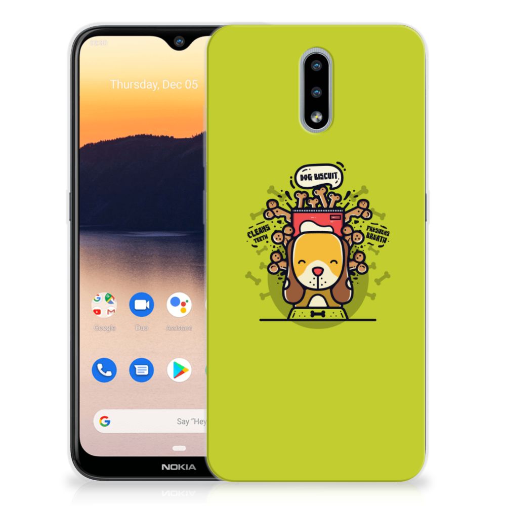 Nokia 2.3 Telefoonhoesje met Naam Doggy Biscuit B2C Telecom