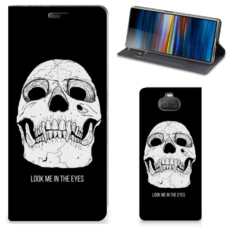 Mobiel BookCase Sony Xperia 10 Skull Eyes
