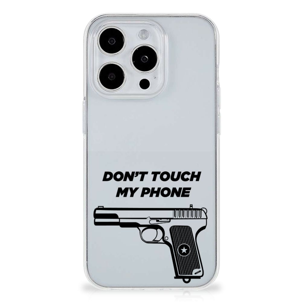 iPhone 15 Pro Max Silicone-hoesje Pistol DTMP