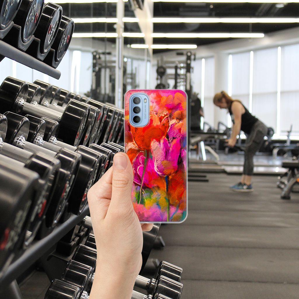 Hoesje maken Motorola Moto G31 | G41 Tulips B2C Telecom
