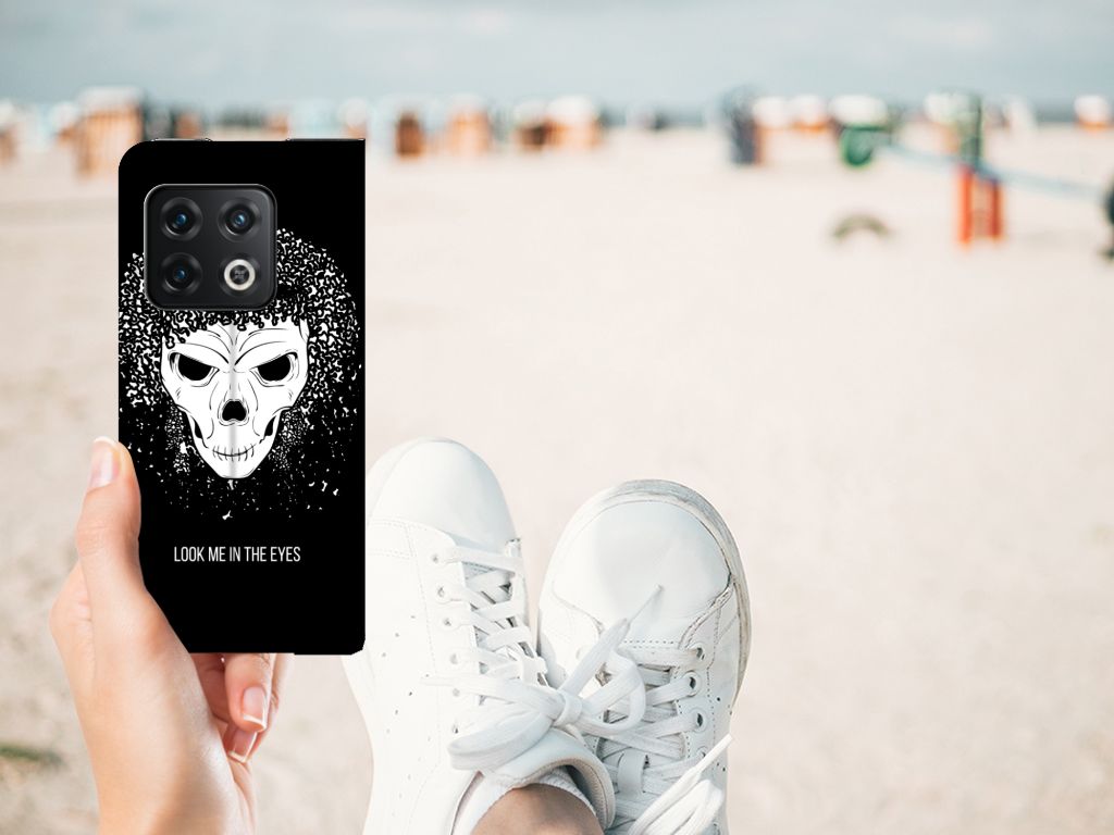 Mobiel BookCase OnePlus 10 Pro Skull Hair - B2C Telecom