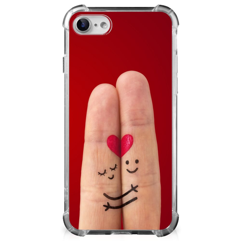 iPhone SE 2022/2020 | iPhone 8/7 Anti Shock Bumper Case Liefde - Origineel Romantisch Cadeau