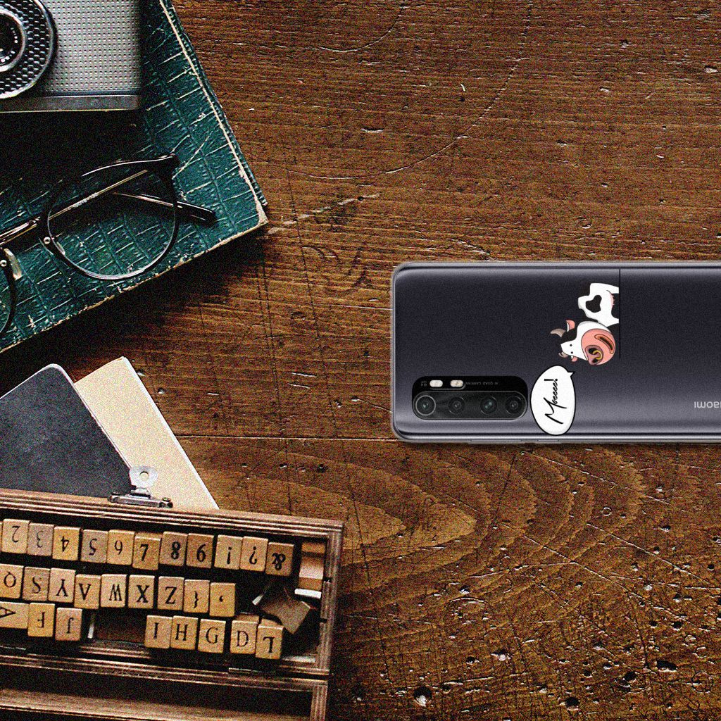 Xiaomi Mi Note 10 Lite Telefoonhoesje met Naam Cow B2C Telecom