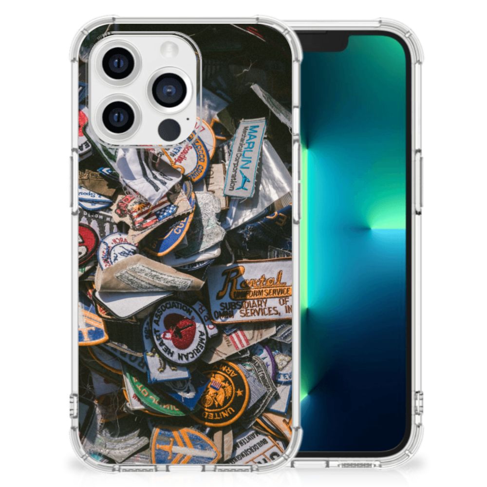 Apple iPhone 13 Pro Anti-shock Hoesje met foto Badges B2C Telecom