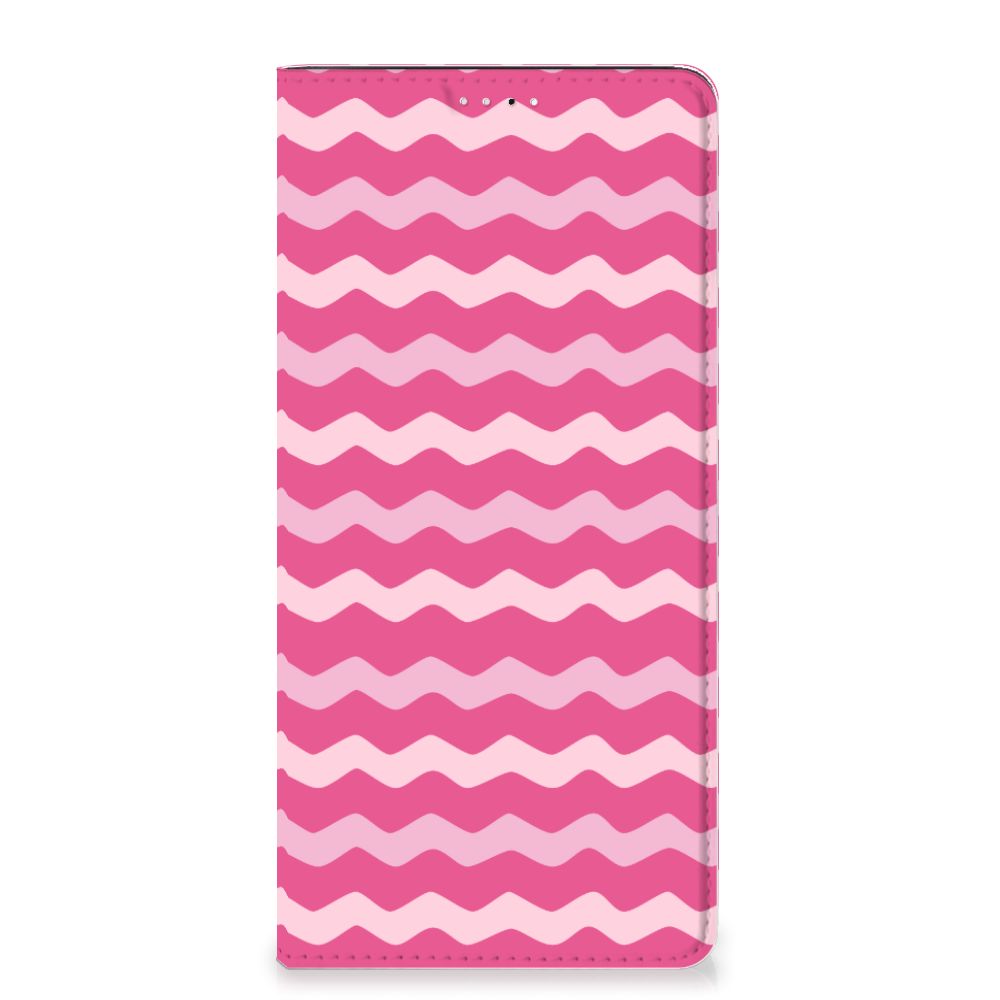 Samsung Galaxy A33 5G Hoesje met Magneet Waves Pink - B2C Telecom