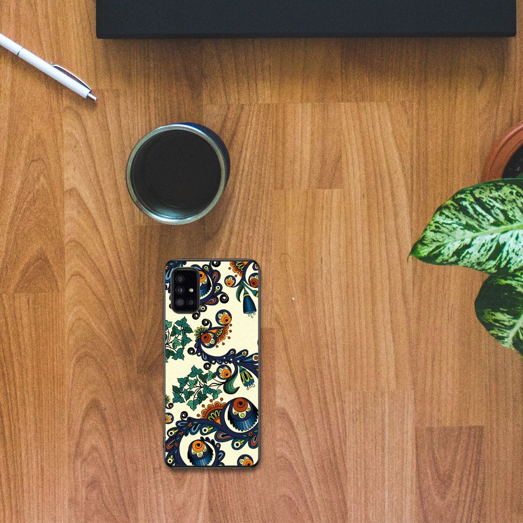 Hoesje TPU Samsung Galaxy A51 Barok Flower B2C Telecom