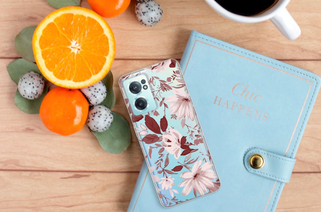 Hoesje maken OnePlus Nord CE 2 5G Watercolor Flowers B2C Telecom