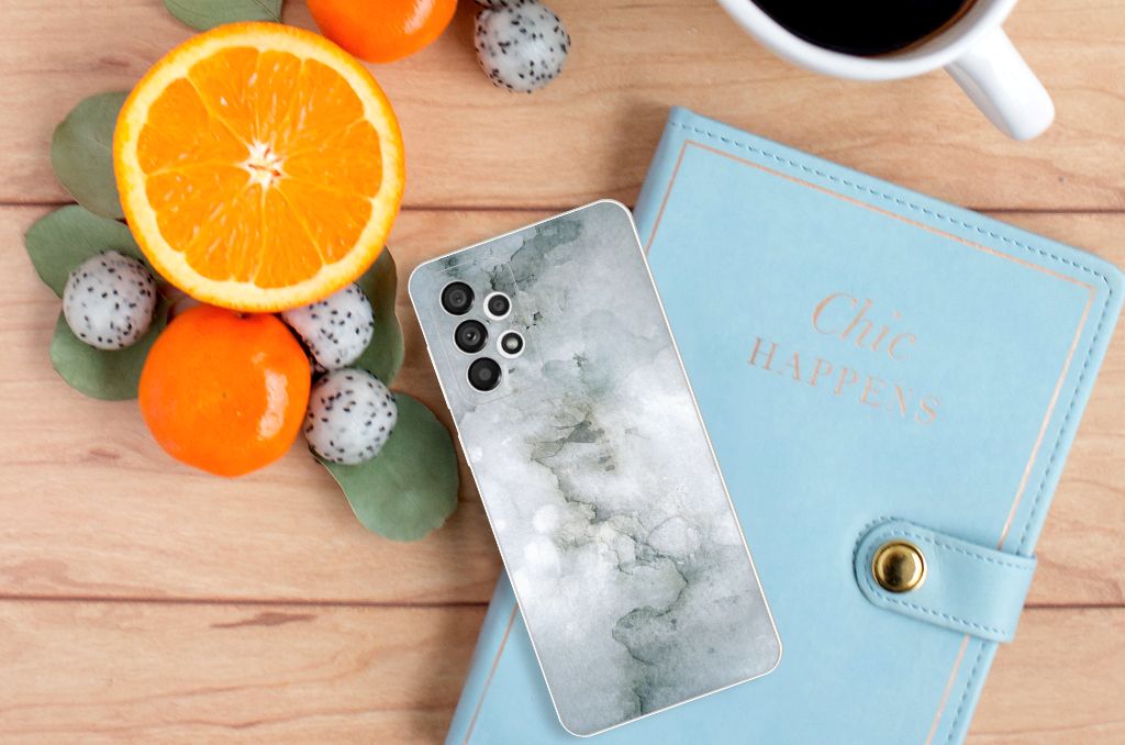 Hoesje maken Samsung Galaxy A73 5G Painting Grey B2C Telecom