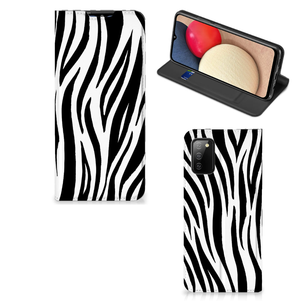 Samsung Galaxy M02s | A02s Hoesje maken Zebra