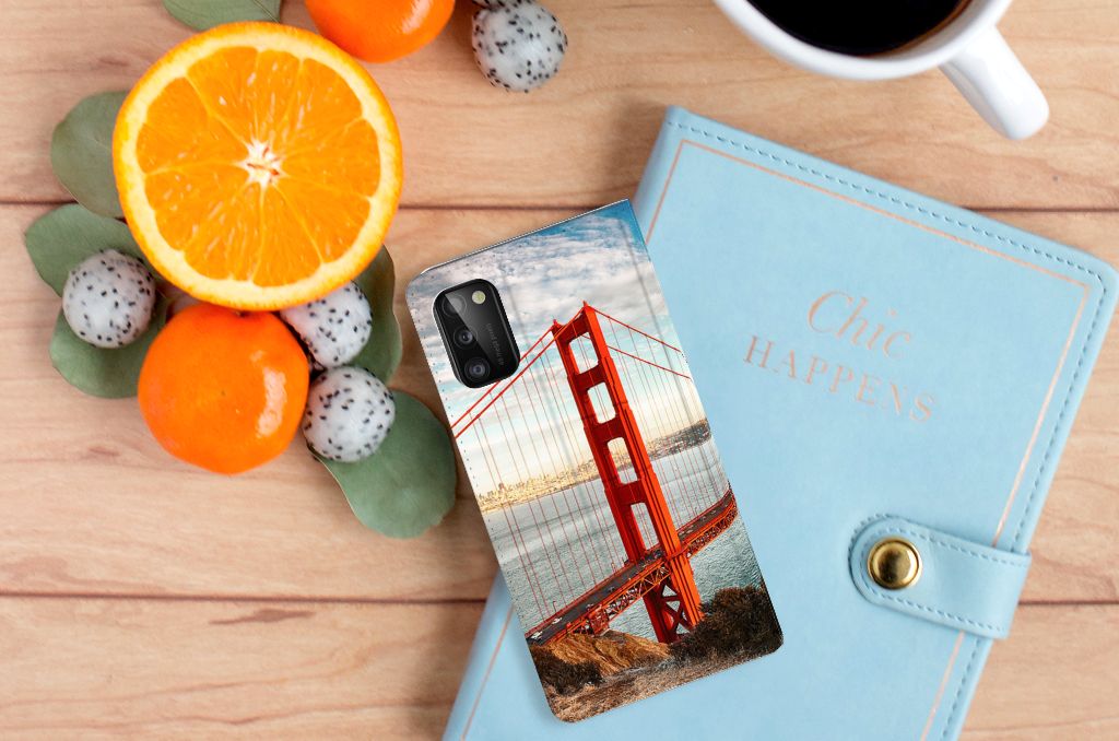 Samsung Galaxy A41 Book Cover Golden Gate Bridge - B2C Telecom