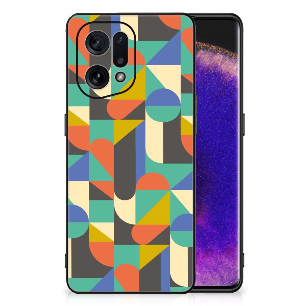 OPPO Find X5 Back Case Funky Retro