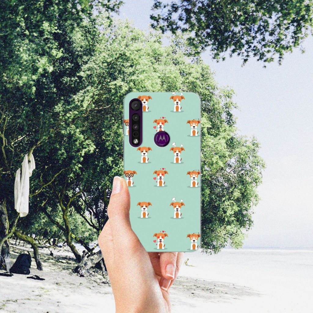 Motorola One Macro TPU Hoesje Pups B2C Telecom