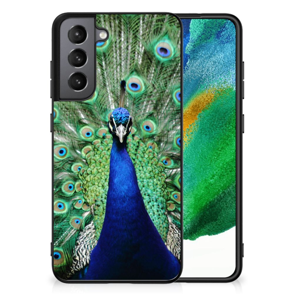 Samsung Galaxy S21FE Dierenprint Telefoonhoesje Pauw